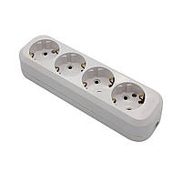 Четвірна Розетка із заземленням для подовжувача ST 2620