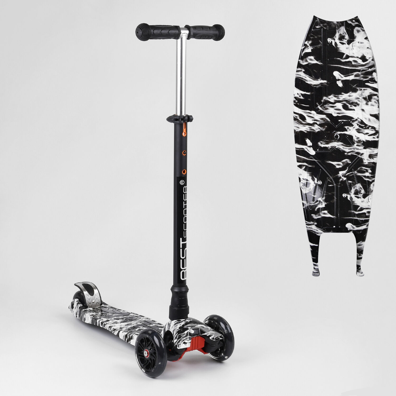 Дитячий самокат Best Scooter 779-1512 MAXI, 3 колеса PU