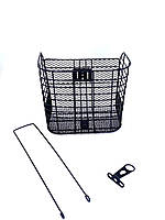 Кошик на велосипед сталь / з міцного дроту чорна