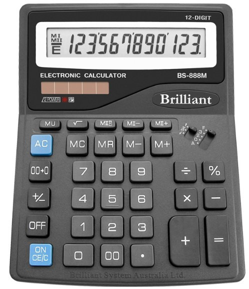 Калькулятор "Brilliant" BS-888M, шт, фото 1