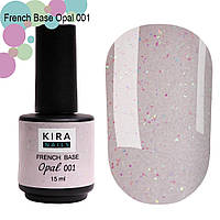 Kira Nails French Base Opal (Опал), 15 мл