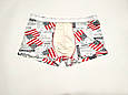 Труси чоловічі боксери шовкові прапор зірки розмір 50-52, фото 5