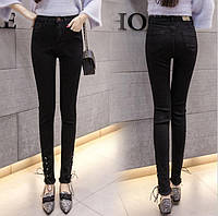 Черные джинсы женские стрейч