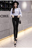 Чорні джинси жіночі стрейч, фото 4