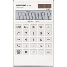 Калькулятор ASSISTANT  AC-2326 white, шт