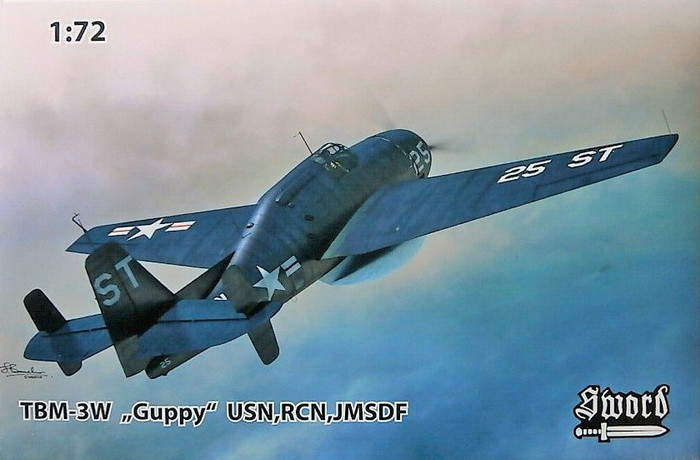 Пластикова модель 1/72 Sword 72114 літак дальнього радіолокаційного стеження Grumman TBM-3W 'Guppy'