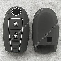 Чехол ключа SUZUKI Grand Vitara Swift SX4 2 кнопки черный