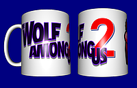Кружка с принтом игры / чашка для геймера Wolf among us 2