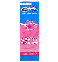 Детская зубная паста Crest Kids Fluoride Anticavity Toothpaste Bubblegum Rush 119гр