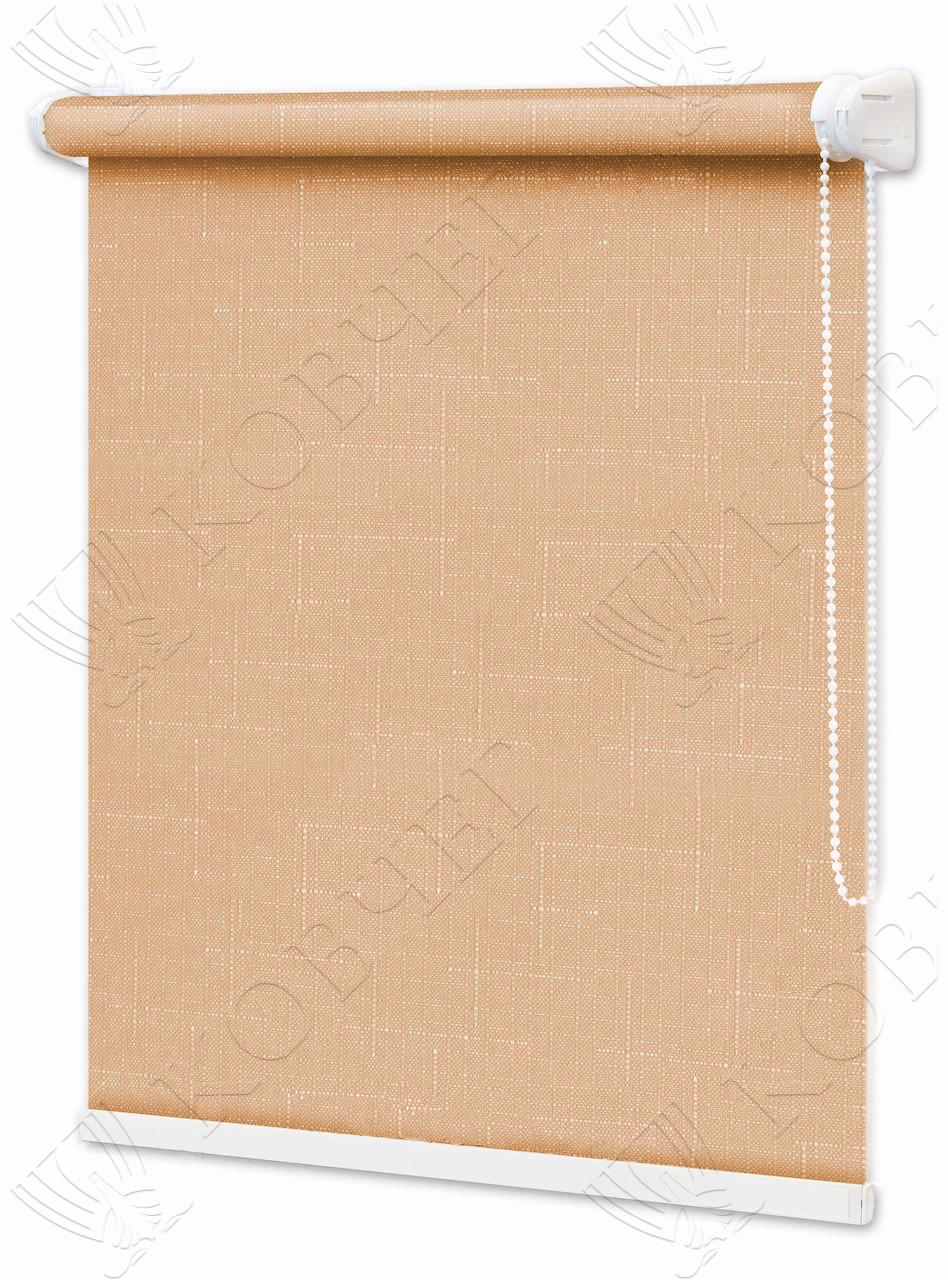Тканинний ролет Льон / пісочний, фото 1