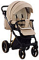 Коляска 2 в 1 Adamex Mimi (Колір беж) Еко шкіра, фото 5