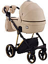 Коляска 2 в 1 Adamex Mimi (Колір беж) Еко шкіра, фото 4