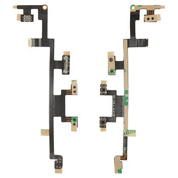 Шлейф для iPad 3, iPad 4, кнопки увімкнення, з компонентами