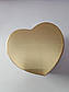 Подарункова коробочка у формі серця золото 15 з кришкою, фото 4