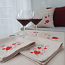 Сумочка - кошик, з вишивкою "Сердечки-кут"., фото 4