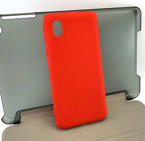 Чехол для Samsung Galaxy A01 Core A013 накладка силиконовый противоударный Silicone Case красный