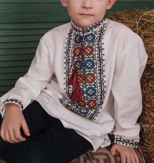 Заготовка вишиванки для хлопчика №073, фото 1