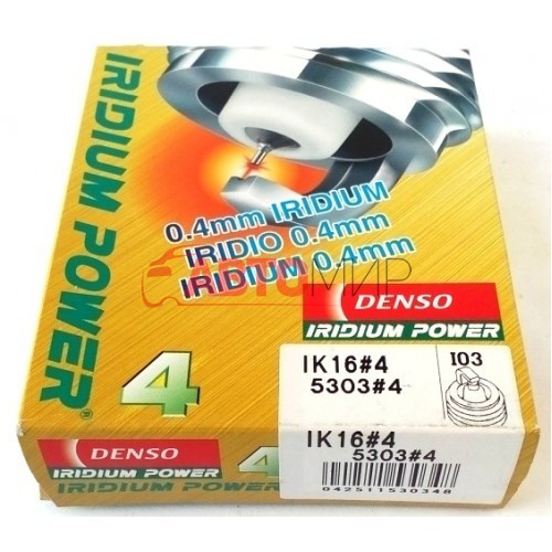 Свеча зажигания иридиевая DENSO Iridium Power / IK16 / 5303, цена 386 ...