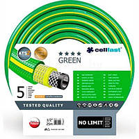 Шланг поливочный 1/2 50м 5ти слойный,армированный Польша Green Cellfast( Гринн )