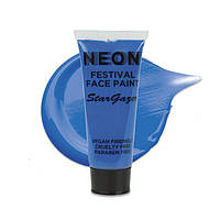 Neon Festival Face Paint BLUE Stargazer - Неоновый аквагрим СИНИЙ