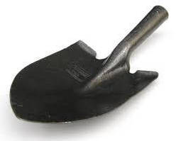 Лопата копально подборочная універсальна (ЛКП) з рейкової сталі