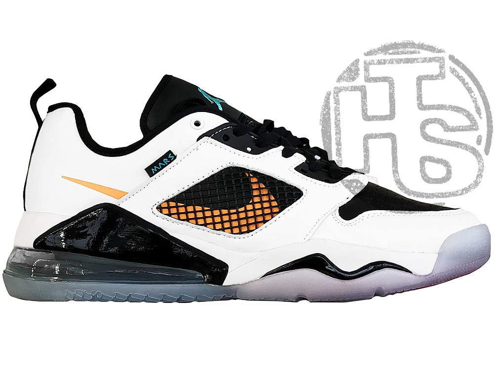 Air Jordan Mars 270 Low White Black Orange Aqua