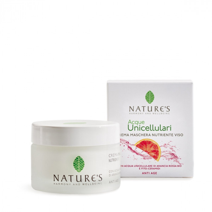 Живильна крем-маска для обличчя "Acque unicellulari" nature's,50 мл