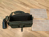 Жорстка сумка спінінгіста з двома великими коробками (35х22х5) і флягою Golden Catch, фото 8