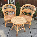 2 крісла "Обічних" + столик журнальний "Круглий", фото 3