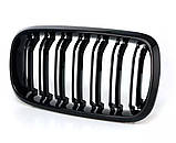 Решітки радіатора BMW X5 F15 X6 F16 M Performance чорні глянцеві двореберні ніздрі БМВ, фото 2