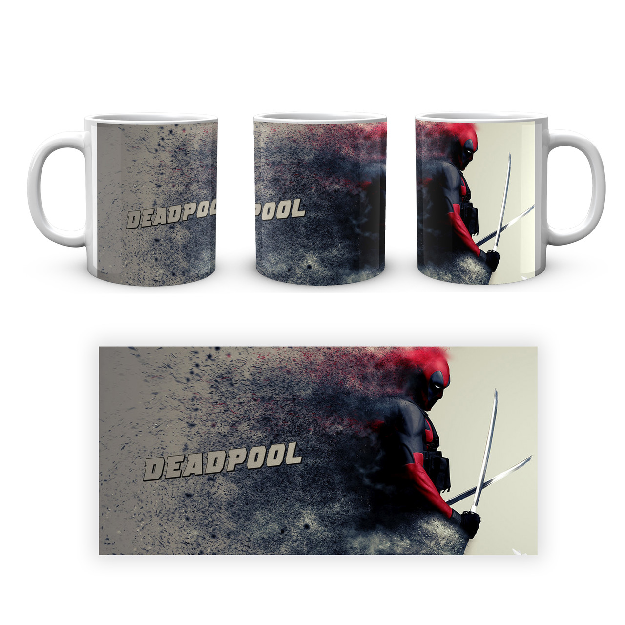 Кухоль GeekLand Дедпул Deadpool У диму Розчиняється CP.04.405, фото 1