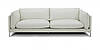 Офісний диван прямий п'ятимісний в кабінет MeBelle SUSSEX 2,4 м на ніжках, бежевий молочний білий, модерн лофт, фото 2