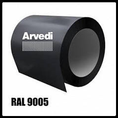 Гладкий лист 0,5 мм "Arvedi" Polyester RAL 9005