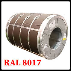 Гладкий лист 0,5 мм "Arvedi" Polyester RAL 8017