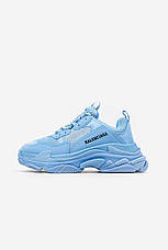 Жіночі кросівки Balenciaga Triple S Light Blue 524039W2FW14800, фото 3