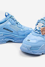 Жіночі кросівки Balenciaga Triple S Light Blue 524039W2FW14800, фото 5