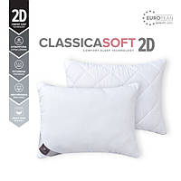 Качественная антиаллергенная подушка для сна 50х70см, 2D Classica Soft двухкамерная