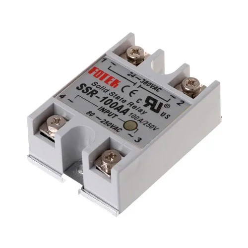 Однофазне твердотіле реле SSR-100AA 100A AC-AC, фото 1
