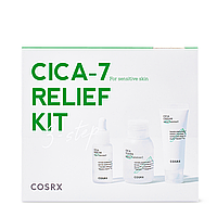 Набор миниатюр для чувствительной кожи с центеллой Cosrx CICA-7 Relief Kit