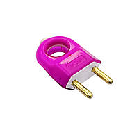 Вилка з кільцем ударостійка б/з 10А Аватар GAV 461