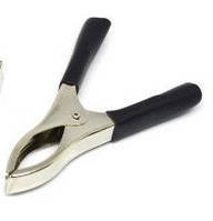 09-00-003BK. Затиск акумуляторний "крокодил" 15А, чорний