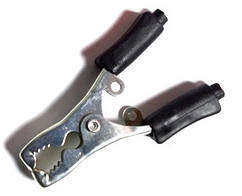 09-00-013BK. Затиск акумуляторний "крокодил" 40А, довжина-67мм, чорний