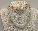 Кольє з натурального каменю Нефрит., фото 2