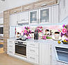 Наклейка на кухонний фартух 60 х 200 см, з фотодруком та захисною ламінацією квіти та чашка кави (БП-s_fl11712), фото 6