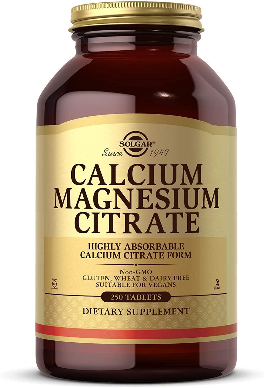Кальцій і магній солгар Solgar Calcium Magnesium Citrate 250 таблеток, фото 1