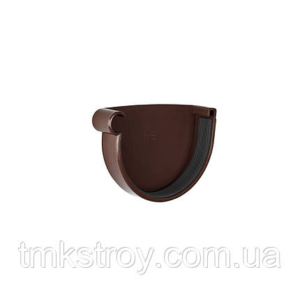 Заглушка ринви ліва. 90/75 Водостічні системи Rainway (Ренвей)., фото 2