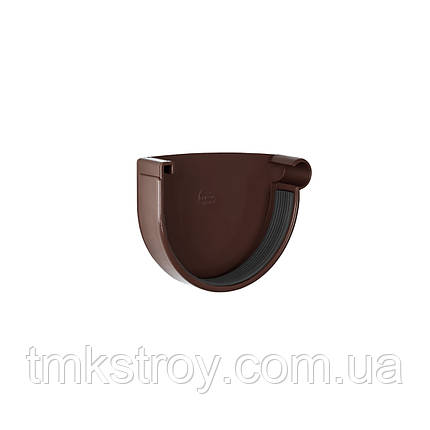 Заглушка ринви права. 90/75 Водостічні системи Rainway (Ренвей)., фото 2