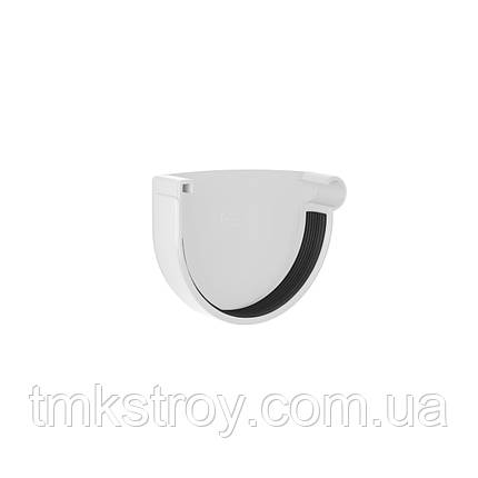 Заглушка ринви права. Водостічні системи Rainway 130/100 (Ренвей)., фото 2