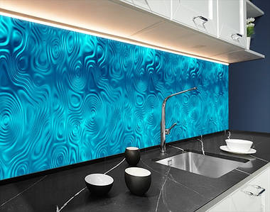 Фото панель універсальна ПЕТ, Самофіксована, 62 х 305 см (товщіна 1.2 мм), краплі дощу