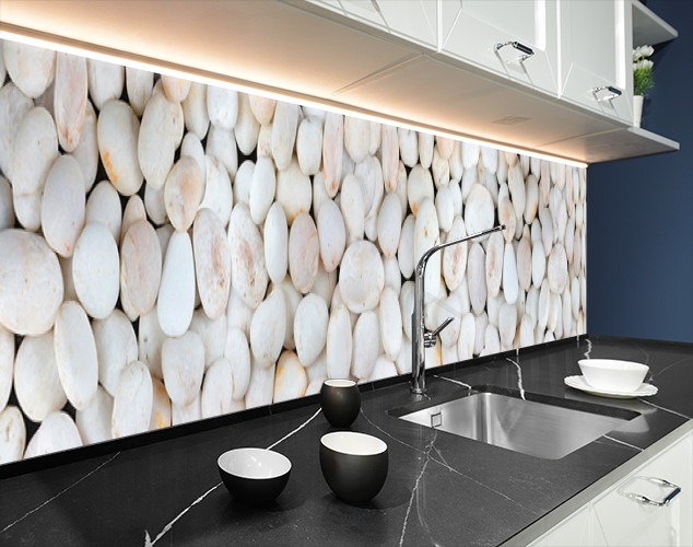 Фото панель універсальна ПЕТ, Самофіксована, 62 х 305 см (товщіна 1.2 мм), галька